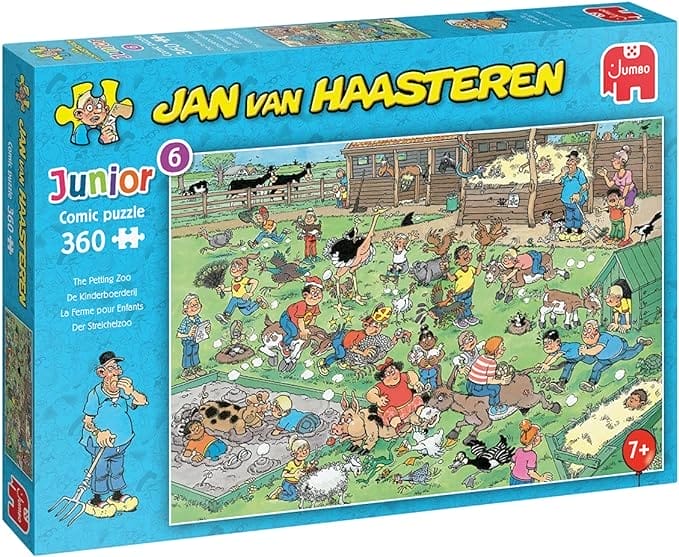 Jan van Haasteren Junior De Kinderboerderij 360 stukjes - Junior editie - Puzzels - Kinderen vanaf 7 Jaar - Nederlands - Kinderpuzzels