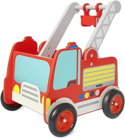 Labebe Rode brandweerauto loopwagen