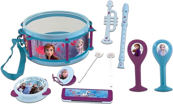 Lexibook K360FZ ijskoningin muziekset met 7 instrumenten in Disney Frozen design