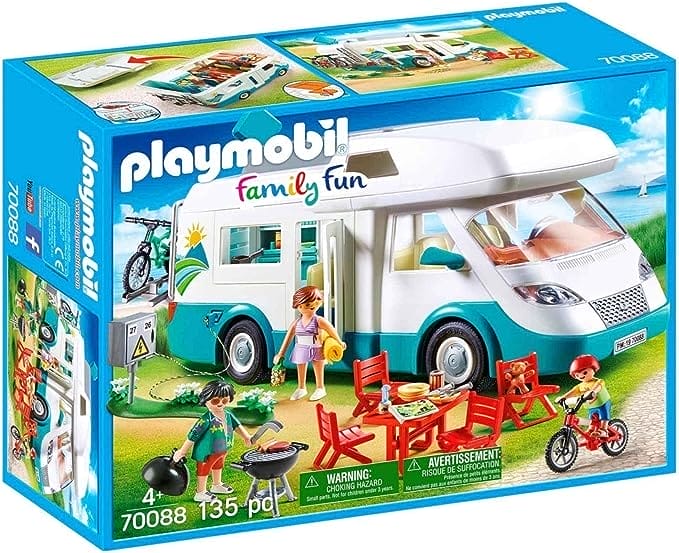 PLAYMOBIL Family Fun 70088 Mobilhome Met Familie