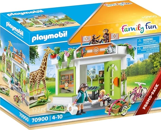 Playmobil - 70900 Family Fun Dierenartspraktijk in de dierentuin,