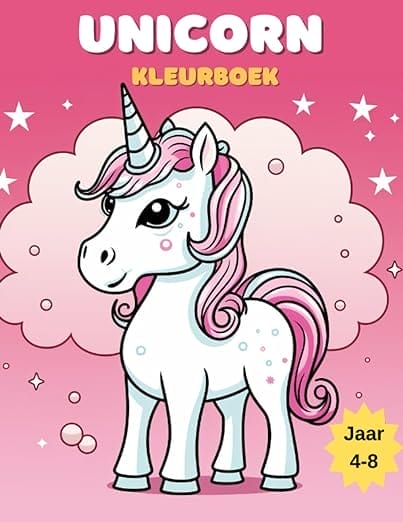 Unicorn Kleurboek voor Kinderen 4-8 Jaar: Magisch kleurplezier met geweldige eenhoornillustraties. Perfect voor jongens en meisjes met prachtige kleurplaat.