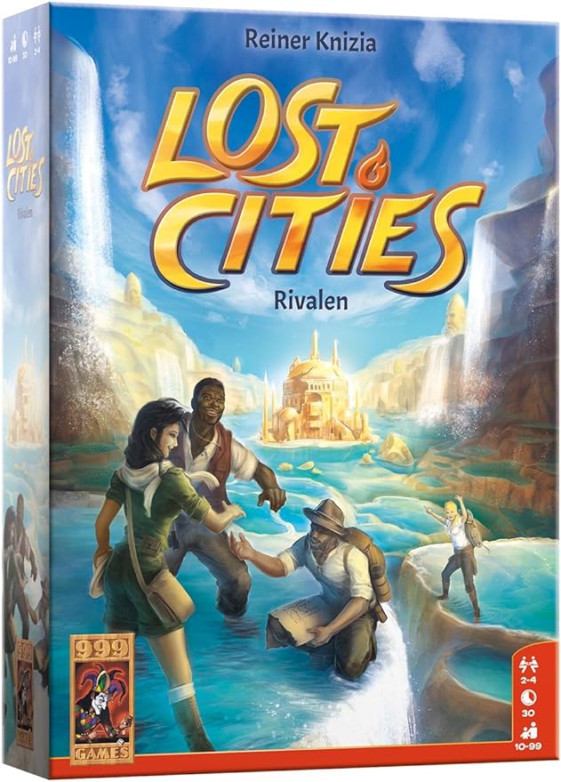 999 Games - Lost Cities: Rivalen Kaartspel - vanaf 10 jaar - Een van de beste spellen van 2019 - voor 2 tot 4 spelers - 999-LOS03