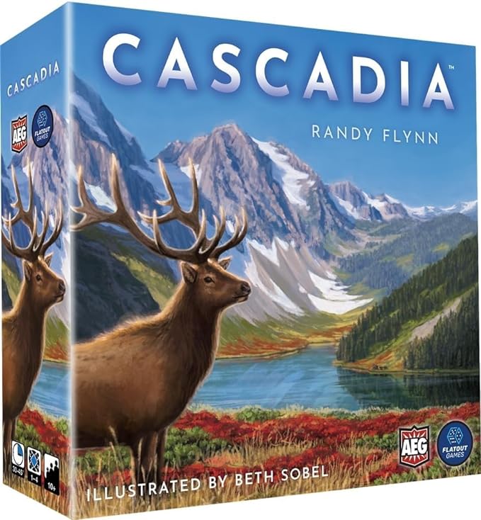 Alderac Entertainment - Cascadia - Bordspel - Basisspel - Voor 1 tot 4 Spelers - Vanaf 10 Jaar - Engelstalige Versie