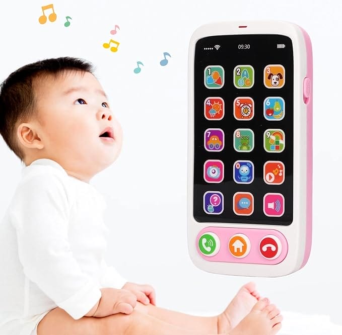 Baby Toy Telefoon voor 1 jaar oud, Baby Leren mobiele telefoon, Simulatie Muziek Leuk Smartphone Speelgoed, Baby Play Smartphone Geschenken Speelgoed, Leuke Smartphone Speelgoed voor Kinderen Vroege O