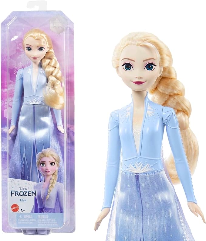 Disney Frozen speelgoed, Elsa modepop met bijbehorende kleding en accessoires, geïnspireerd op Disney's Frozen 2, cadeaus voor kinderen, HLW48