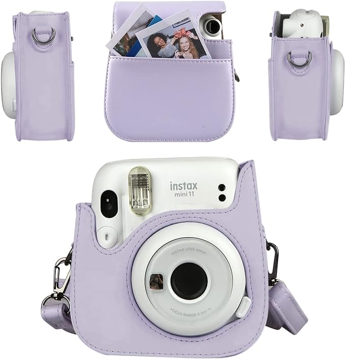 EVOARL Instant Camera accessoireset compatibel met Instax Mini 11, mooie cadeauset inclusief cameratas | fotoalbum | fotolijst | kleurrijk filter | fotosticker enz