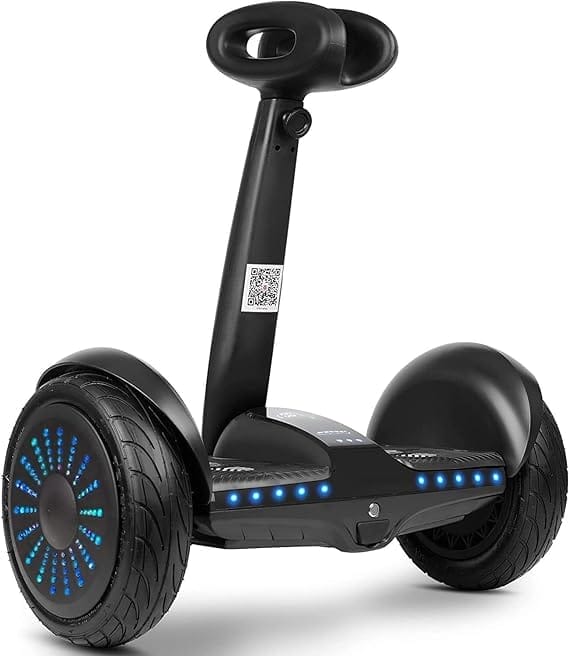 Hoverboards Slimme zelfbalancerende elektrische scooter, 10'' zelfbalancerend hoverboard, bereik van meer dan 8 mijl en een maximale snelheid van 9,3 MPH, intelligent app-beheer, gemakkelijker te