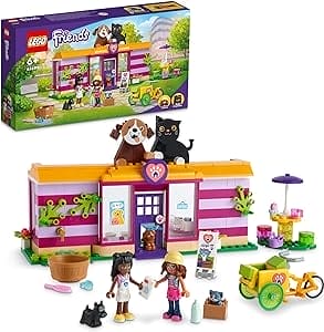 LEGO 41699 Friends huisdierenadoptie café, Dieren Speelset met Dierenfi