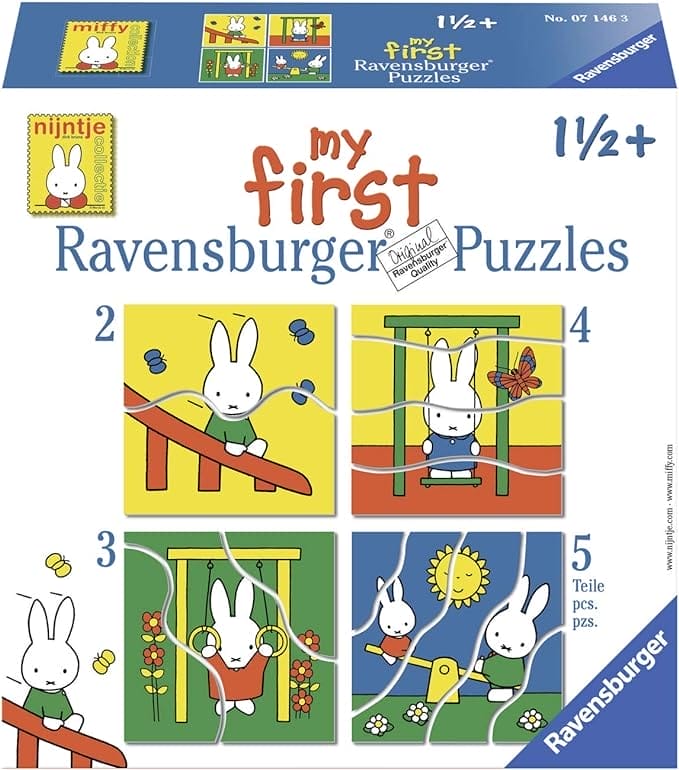 Ravensburger 071463 Puzzel Nijntje: 2/3/4/5 stukjes, Legpuzzels,Meerkleuren