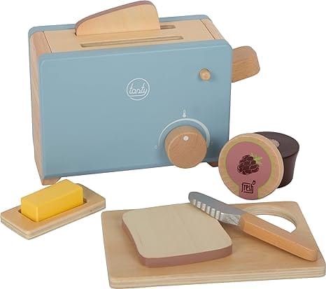 Small foot - Houten broodrooster set ''Tasty'' - Houten speelgoed vanaf 3 jaar