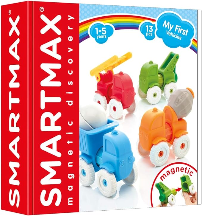 SmartMax - My First Vehicles, Magnetic Discovery Play Set, 13 pieces, 1 - 5 Years
