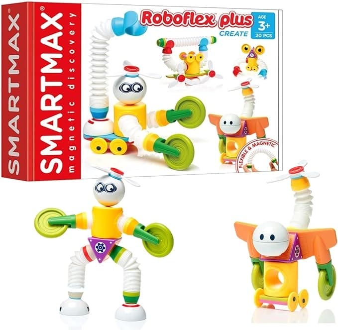 SmartMax - Roboflex Plus, Magnetic Discovery Play Set, 20 pieces, 3+ Years