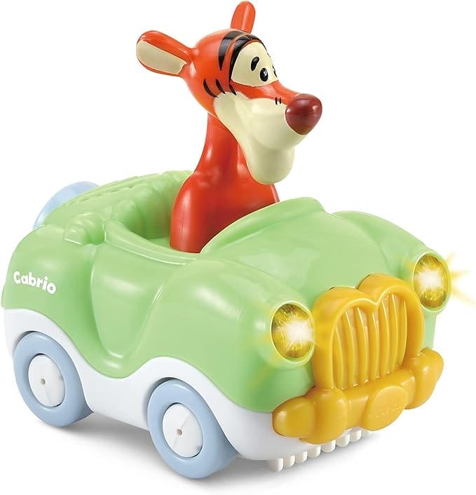 VTech Tut Tut Baby Flitzer Tiggers Cabrio Speelgoedauto met muziek, spannende zinnen en geluiden, voor kinderen van 1 tot 5 jaar