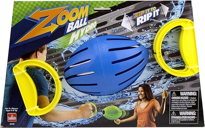 Wahu Zoom Ball Hydro, Waterspel voor Kinderen vanaf 8 Jaar, Buitenspeelgoed voor 2 Spelers, Speed Bal met 15 Waterballonnen