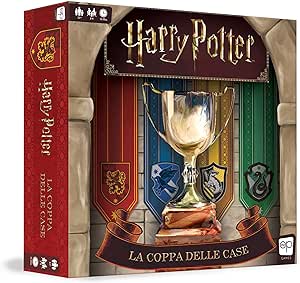 Asmodee, Harry Potter: La Cup dei Case, bordspel, 2-4 spelers, vanaf 11 jaar, Italiaanse editie