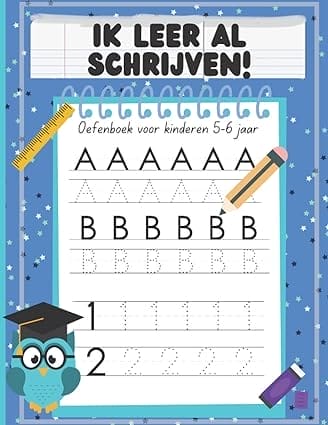 Ik Leer Al Schrijven!: Oefenboek voor Kinderen van 5-6 Jaar.