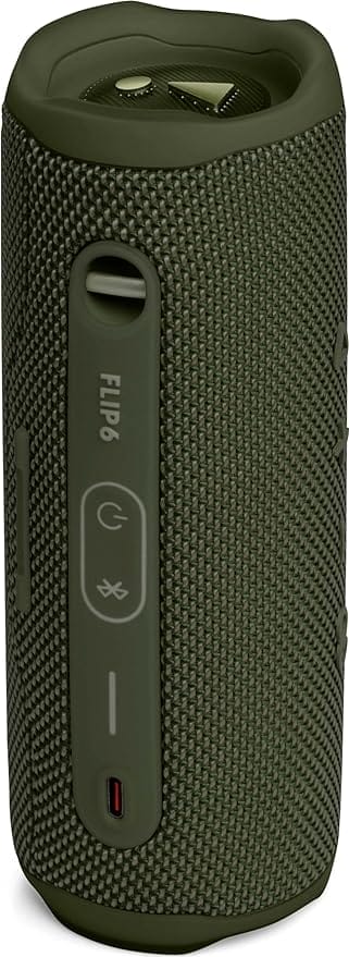 JBL Flip 6 draagbare Bluetooth luidspreker met oplaadbare batterij, water; en stofdicht, compatibel met PartyBoost, tot 12 uur speeltijd ; Groen