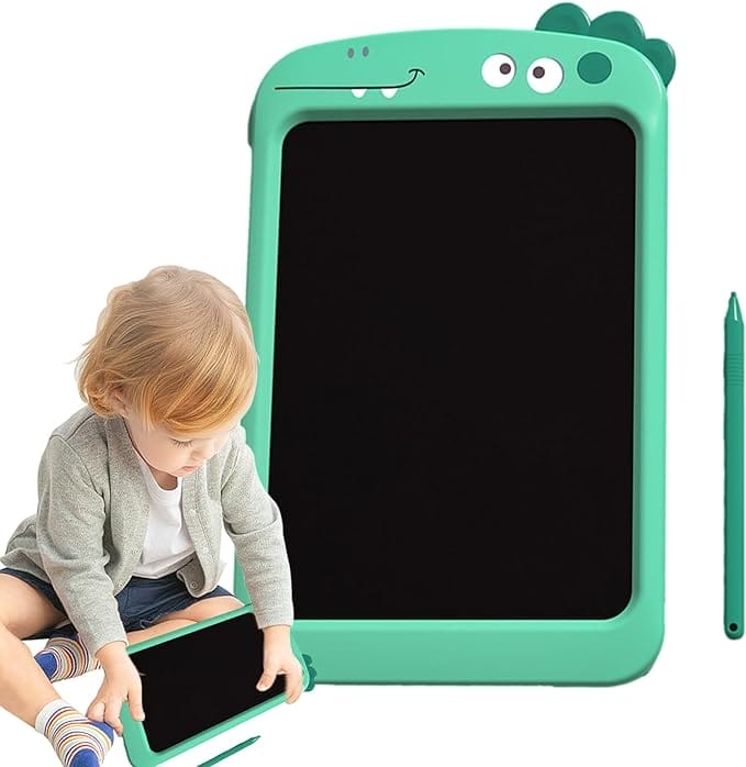 LCD-schrijftablet, LCD-tekentablet voor kinderen, Uitwisbare LCD-tekentablet 10,5 inch met vergrendelfunctie, Multifunctioneel educatief tekenblok voor kinderen van 3-7 jaar, Tytlyworth