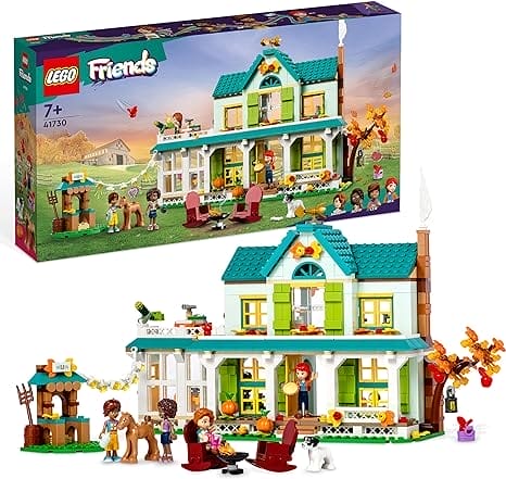 LEGO 41730 Friends Autumns huis, Poppenhuis Speelset met Accessoires, Huisdieren en Mia Mini Poppetje, Speelgoed voor Meisjes en Jongens vanaf 7 Jaar