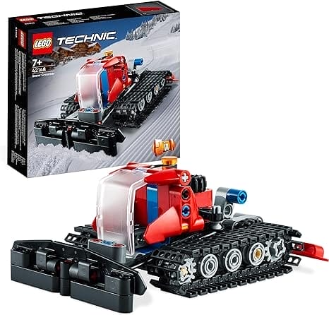 LEGO 42148 Technic Sneeuwruimer, 2in1 Winter Speelgoed met Sneeuwscooter