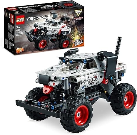 LEGO 42150 Technic Monster Jam Monster Mutt Dalmatian, Monster Truck Speelgoed voor Jongens en Meisjes, 2in1 Pull-back Racespeelgoed, Cadeau-idee
