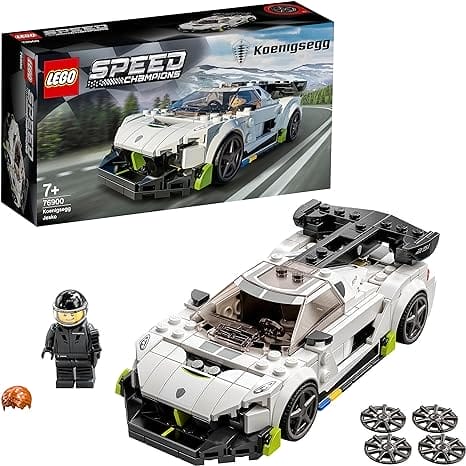 LEGO 76900 Speed Champions Koenigsegg Jesko Auto Speelgoed, Raceauto Set met Minifiguur Bestuurder en Racepak