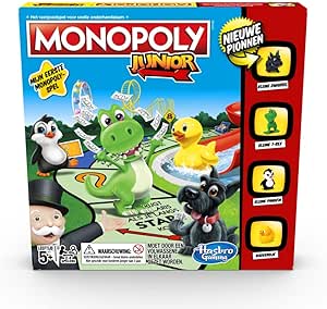 Monopoly Junior Borspel voor kinderen vanaf 5 jaar (Nederlandstalige versie)