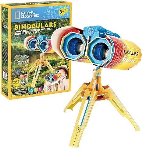 National Geographic Binoculaire 3D-puzzel - 3D-puzzel voor kinderen vanaf 8 jaar | 49-delige modelbouw | 3D-puzzel voor volwassenen | eenvoudig te monteren | 3D-puzzel 3D