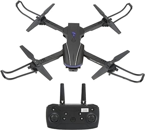 S85 Opvouwbare 4-assige RC-Drone, Draagbare Mini-Drone voor Volwassen Beginners en Kinderen, 3 Zijobstakel Vermijdende Drone met 4K HD-camera, Cadeaus voor 10-12 Jaar Oude Tiener