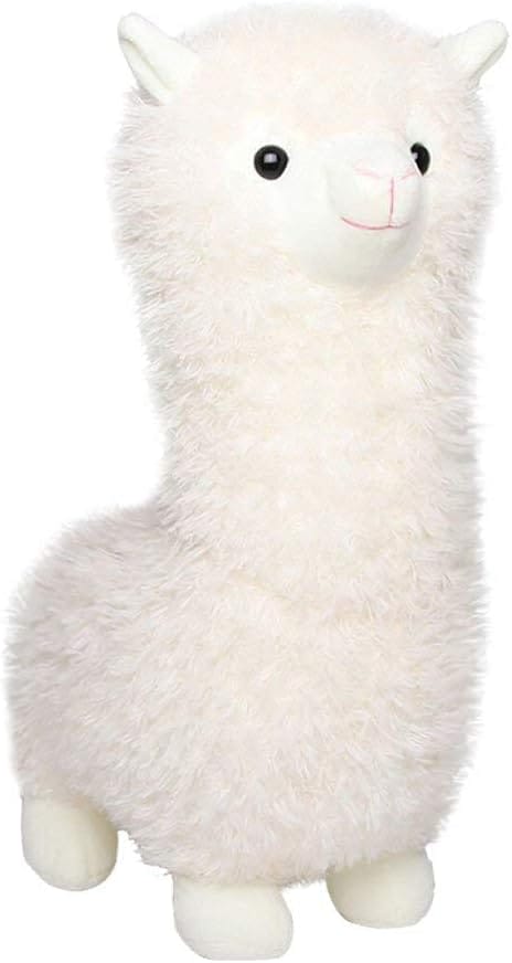 Spring Country Alpaca knuffel, lama knuffeldier, grote pop van 45 cm, knuffelkussen, zacht pluizig kussen, super kawaii cadeau voor verjaardag van meisjes en geliefden, wasbaar