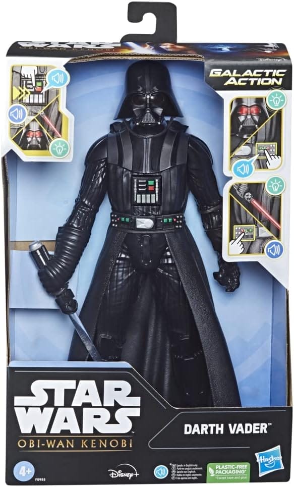 Star Wars Galactic Action interactieve elektronische Darth Vader-actiefiguur van 30 cm, speelgoed voor kinderen vanaf 4 jaar