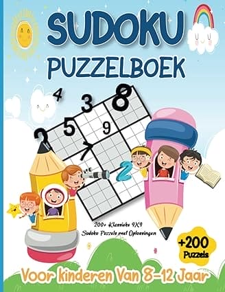 Sudoku-puzzelboek voor kinderen van 8-12 jaar: 220 Sudoku Puzzels 9x9 met Oplossingen voor Kinderen van 8-12 Jaar