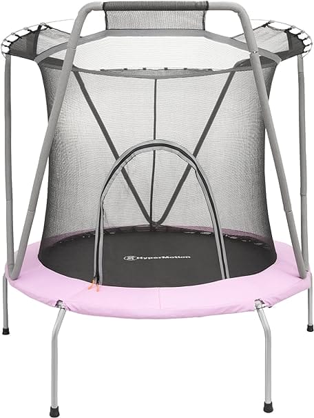 Trampoline voor kinderen met veiligheidsnet, tuintrampoline 3-8 jaar, gegalvaniseerd staal trampoline voor binnen en buiten, max. belasting tot 25 kg, maat
