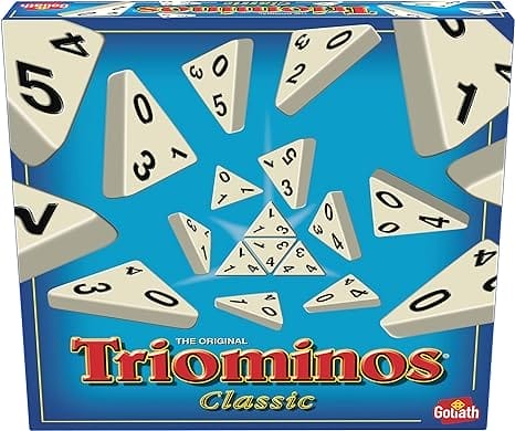 Triominos Classic, Bordspel voor Kinderen vanaf 6 Jaar, Gezelschapsspel voor 2 tot 4 Spelers