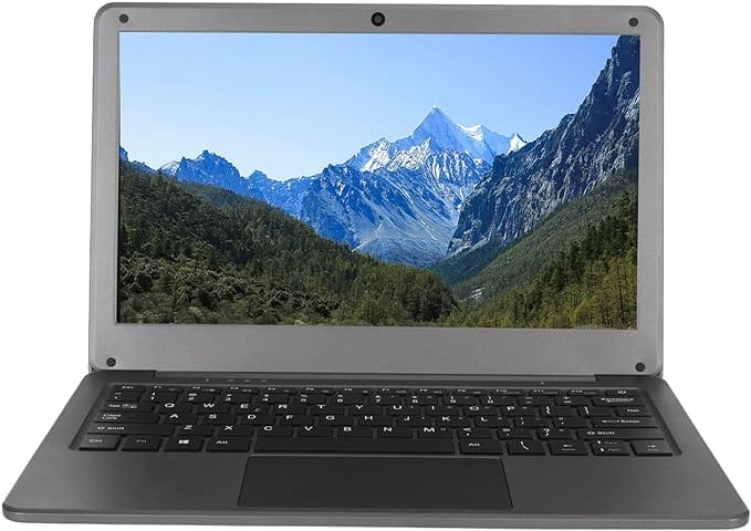 11,6 Inch HD-laptop, 1366x768 Ultradunne Lichtgewicht Laptop-pc, voor Bedrijven voor Studenten voor Windows, Intel Celeron N4020 Dual Core-processor 8GB 11 Pro (EU-stekker 256GB)