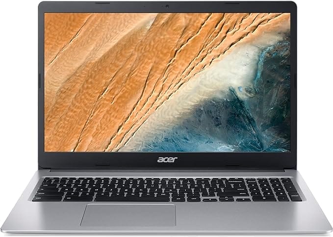 Acer Chromebook 315 (CB315-3H-C0AY) -laptop | 15,6" FHD-scherm | Intel Celeron N4120 | 4 GB RAM | 128 GB eMMC | Intel UHD Graphics 600 | Google ChromeOS | Zilver | QWERTZ-indeling