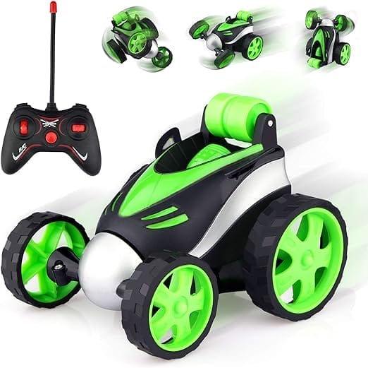 Baztoy Remote Control Car, Kids Toys 3 4 5 6 7 8 Years RC Car with 360°Rotation Mini Stunt Car Racing Car Vehicles Toys for Children Boys Girls Toddlers Indoor Outdoor Garden Game