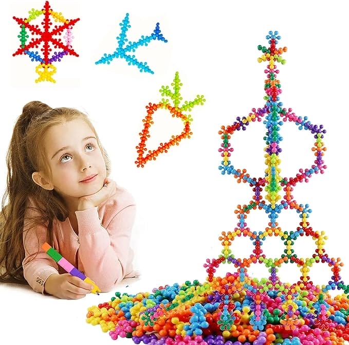 DDYX2020 Bouwstenen educatief speelgoed, 300 delen bouwstenen blokken, STEM-speelgoed, bouwset voor kinderen van 5 tot 10 jaar, compatibel met 8 kleuren