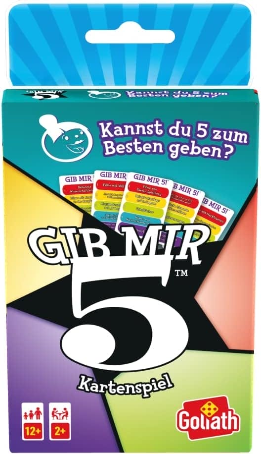 Goliath Gib Mir 5 (Duitse versie), Kaartspel vanaf 12 Jaar