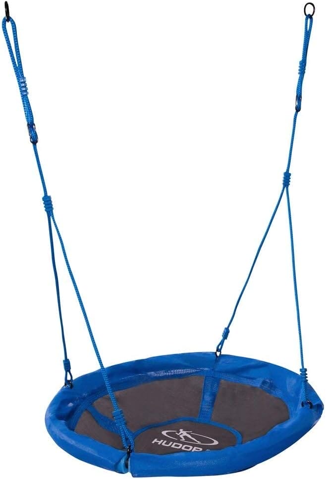 Hudora 72126 Nestschommel 90 cm, blauw - tuinschommel tot 100 kg belastbaar