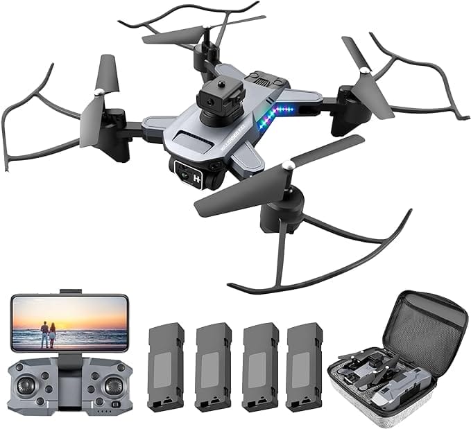 Killerbee FX2 Nighthawk - Drone met dubbele camera - geschikt voor kinderen en volwassenen - Ultra Fly More Combo - 44 minuten vliegtijd - Inclusief gratis video tutorials, tas en 4 batterijen!