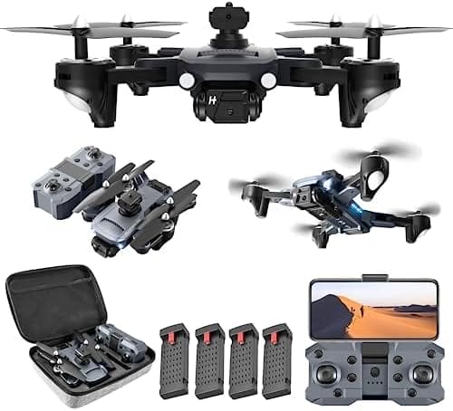 Killerbee FX4 Falcon - Drone met dubbele camera - geschikt voor kinderen en volwassenen - Ultra Fly More Combo - 44 minuten vliegtijd - Inclusief gratis video tutorials, tas en 4 batterijen!