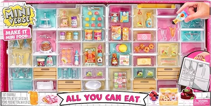 MGA's Miniverse Make It All You Can Eat - DIY hars-spel - Replica voedsel verzamelobjecten - Niet eetbaar - Geschikt voor kinderen vanaf 8 jaar en verzamelaars