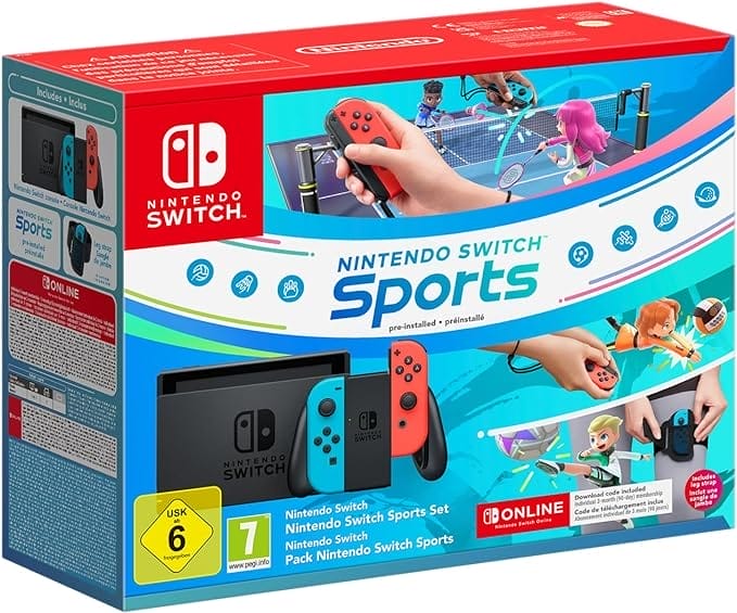 Nintendo Switch - Nintendo Switch Sports Set (incl. game, beenband and 3 maanden online)