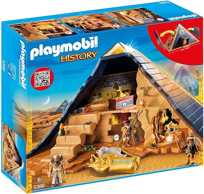 PLAYMOBIL History 5386 Piramide van de farao, met geheime functies, speelgoed voor kinderen vanaf 6 jaar