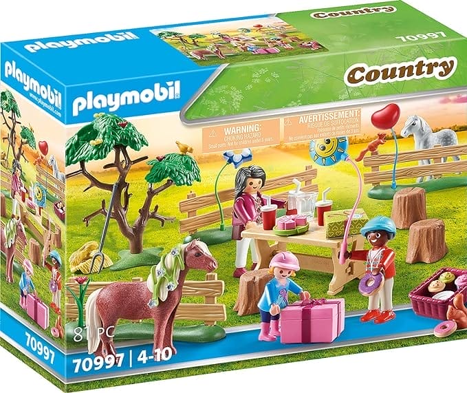 Playmobil - 70997 Country Kinderverjaardag op de ponyboerderij,Multi kleuren