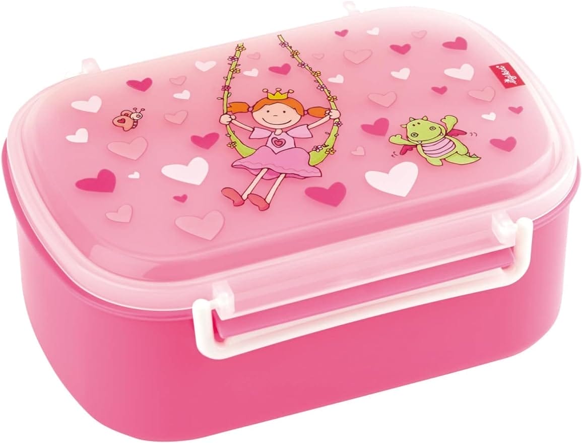 SIGIKID 24472 Lunch Box Pinky Queeny Lunch Box BPA Free Girls Recommended from 2 Years Pink, 11 x 7 x 17 cm