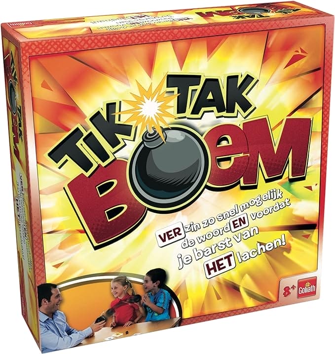 Tik Tak Boem, Bordspel voor Kinderen Vanaf 8 Jaar en Ouder, Actiespel voor 2 tot 12 Spelers