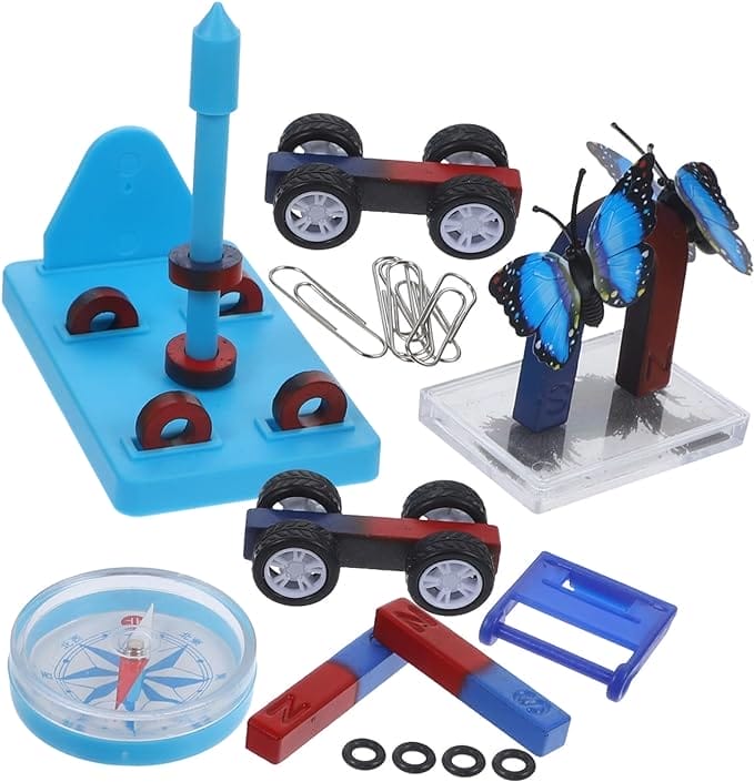 Toyvian 1 Set Experiment Kit Natuurkunde Wetenschap Magneten Labs Wetenschap Magneet Magneten Voor Wetenschappelijke Experimenten Speelgoed Puzzel Experimenteer Leerling Ferriet